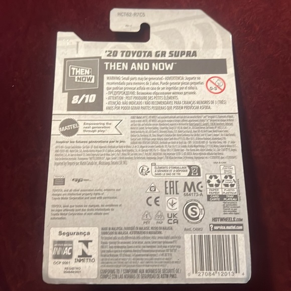 HOT WHEELS 20 TOYOTA GR SUPRA - Picture 2 of 2